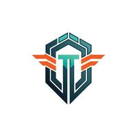 Creative and Elegant Minimalistic Logo Design for Technology and Software Company vector