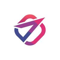 Creative and Elegant Minimalistic Logo Design for Technology and Software Company vector