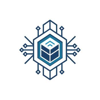 Creative and Elegant Minimalistic Logo Design for Technology and Software Company vector