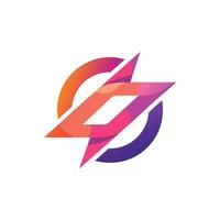 Creative and Elegant Minimalistic Logo Design for Technology and Software Company vector