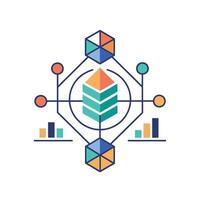 Creative and Elegant Minimalistic Logo Design for Technology and Software Company vector