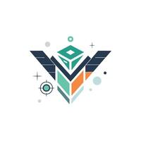 Creative and Elegant Minimalistic Logo Design for Technology and Software Company vector