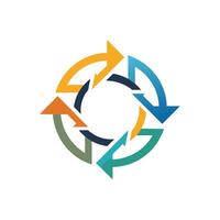 Creative and Elegant Minimalistic Logo Design for Technology and Software Company vector