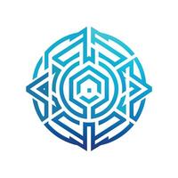 Creative and Elegant Minimalistic Logo Design for Technology and Software Company vector