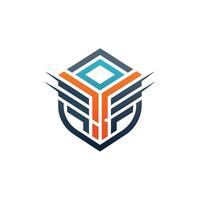 Creative and Elegant Minimalistic Logo Design for Technology and Software Company vector