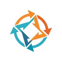 Creative and Elegant Minimalistic Logo Design for Technology and Software Company vector