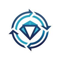 Creative and Elegant Minimalistic Logo Design for Technology and Software Company vector