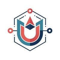 Creative and Elegant Minimalistic Logo Design for Technology and Software Company vector