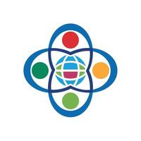 Creative and Elegant Minimalistic Logo Design for Technology and Software Company vector