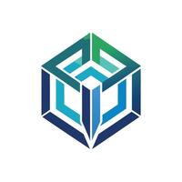 Creative and Elegant Minimalistic Logo Design for Technology and Software Company vector