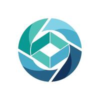 Creative and Elegant Minimalistic Logo Design for Technology and Software Company vector