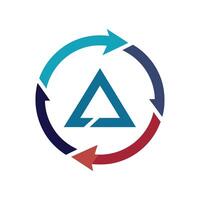 Creative and Elegant Minimalistic Logo Design for Technology and Software Company vector