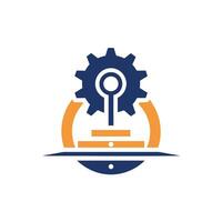 Creative and Elegant Minimalistic Logo Design for Technology and Software Company vector