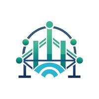 Creative and Elegant Minimalistic Logo Design for Technology and Software Company vector