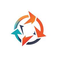 Creative and Elegant Minimalistic Logo Design for Technology and Software Company vector