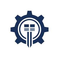 Creative and Elegant Minimalistic Logo Design for Technology and Software Company vector