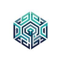 Creative and Elegant Minimalistic Logo Design for Technology and Software Company vector