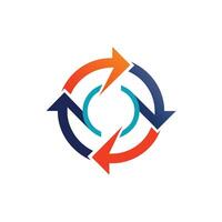 Creative and Elegant Minimalistic Logo Design for Technology and Software Company vector