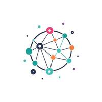 Creative and Elegant Minimalistic Logo Design for Technology and Software Company vector