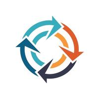 Creative and Elegant Minimalistic Logo Design for Technology and Software Company vector