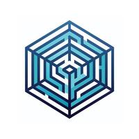 Creative and Elegant Minimalistic Logo Design for Technology and Software Company vector