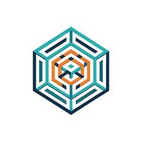 Creative and Elegant Minimalistic Logo Design for Technology and Software Company vector