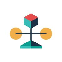 Creative and Elegant Minimalistic Logo Design for Technology and Software Company vector