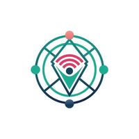 Creative and Elegant Minimalistic Logo Design for Technology and Software Company vector