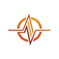 Creative and Elegant Minimalistic Logo Design for Technology and Software Company vector