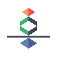 Creative and Elegant Minimalistic Logo Design for Technology and Software Company vector