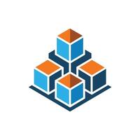 Creative and Elegant Minimalistic Logo Design for Technology and Software Company vector