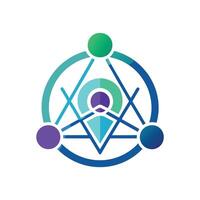 Creative and Elegant Minimalistic Logo Design for Technology and Software Company vector