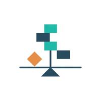 Creative and Elegant Minimalistic Logo Design for Technology and Software Company vector