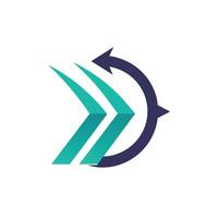 Creative and Elegant Minimalistic Logo Design for Technology and Software Company vector