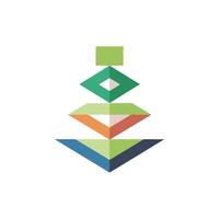 Creative and Elegant Minimalistic Logo Design for Technology and Software Company vector