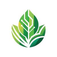 Creative and Elegant Minimalistic Logo Design for Technology and Software Company vector