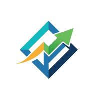 Creative and Elegant Minimalistic Logo Design for Technology and Software Company vector