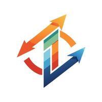 Creative and Elegant Minimalistic Logo Design for Technology and Software Company vector