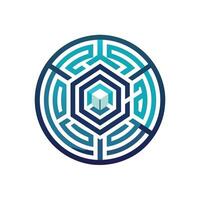 Creative and Elegant Minimalistic Logo Design for Technology and Software Company vector