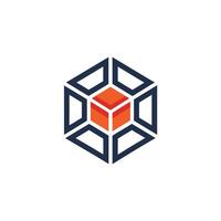 Creative and Elegant Minimalistic Logo Design for Technology and Software Company vector