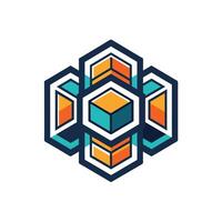 Creative and Elegant Minimalistic Logo Design for Technology and Software Company vector