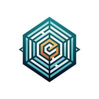 Creative and Elegant Minimalistic Logo Design for Technology and Software Company vector