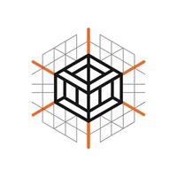 Creative and Elegant Minimalistic Logo Design for Technology and Software Company vector