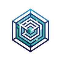 Creative and Elegant Minimalistic Logo Design for Technology and Software Company vector