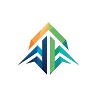 Creative and Elegant Minimalistic Logo Design for Technology and Software Company vector