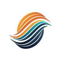 Creative and Elegant Minimalistic Logo Design for Technology and Software Company vector