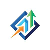 Creative and Elegant Minimalistic Logo Design for Technology and Software Company vector