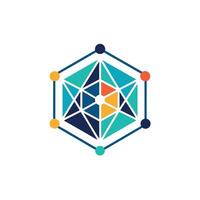 Creative and Elegant Minimalistic Logo Design for Technology and Software Company vector