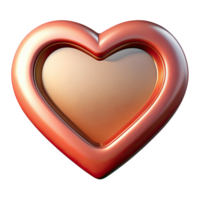 a red heart shaped object on a transparent background png