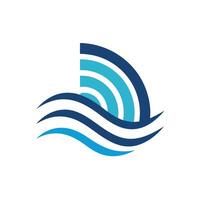 Creative and Elegant Minimalistic Logo Design for Technology and Software Company vector